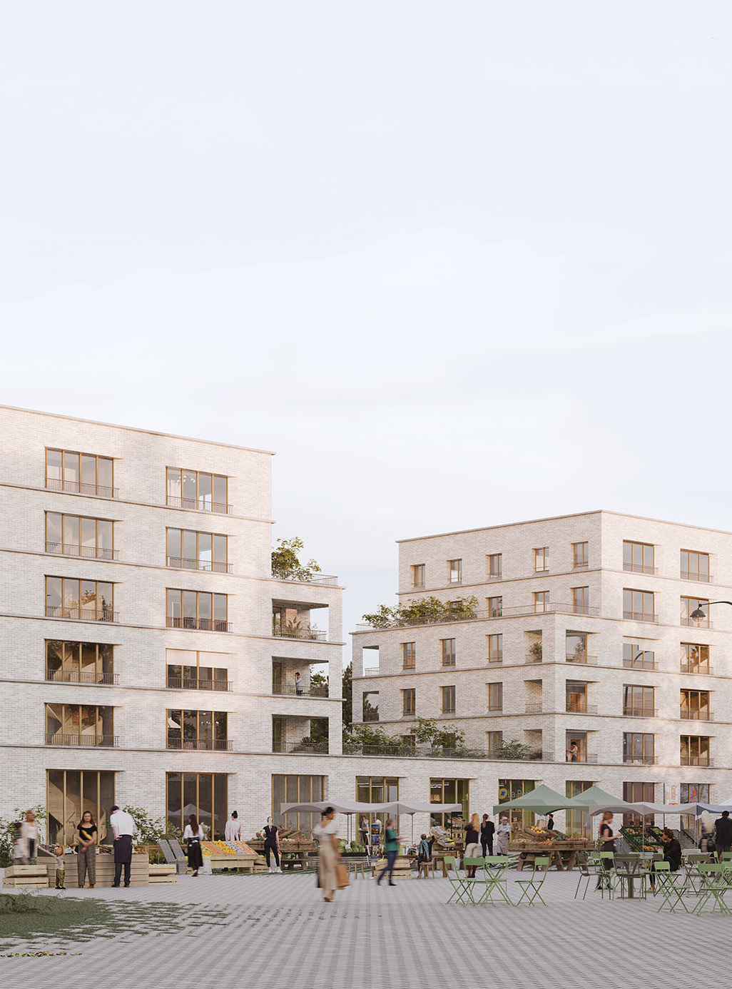 60 logements Ilot MF6, Nantes | kraft architectes